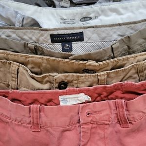 5 pairs men's shorts size 32 EUC